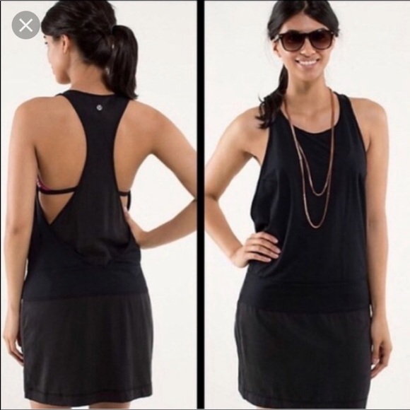 lululemon athletica Dresses & Skirts - NEW! Lululemon Blissed Out black dress